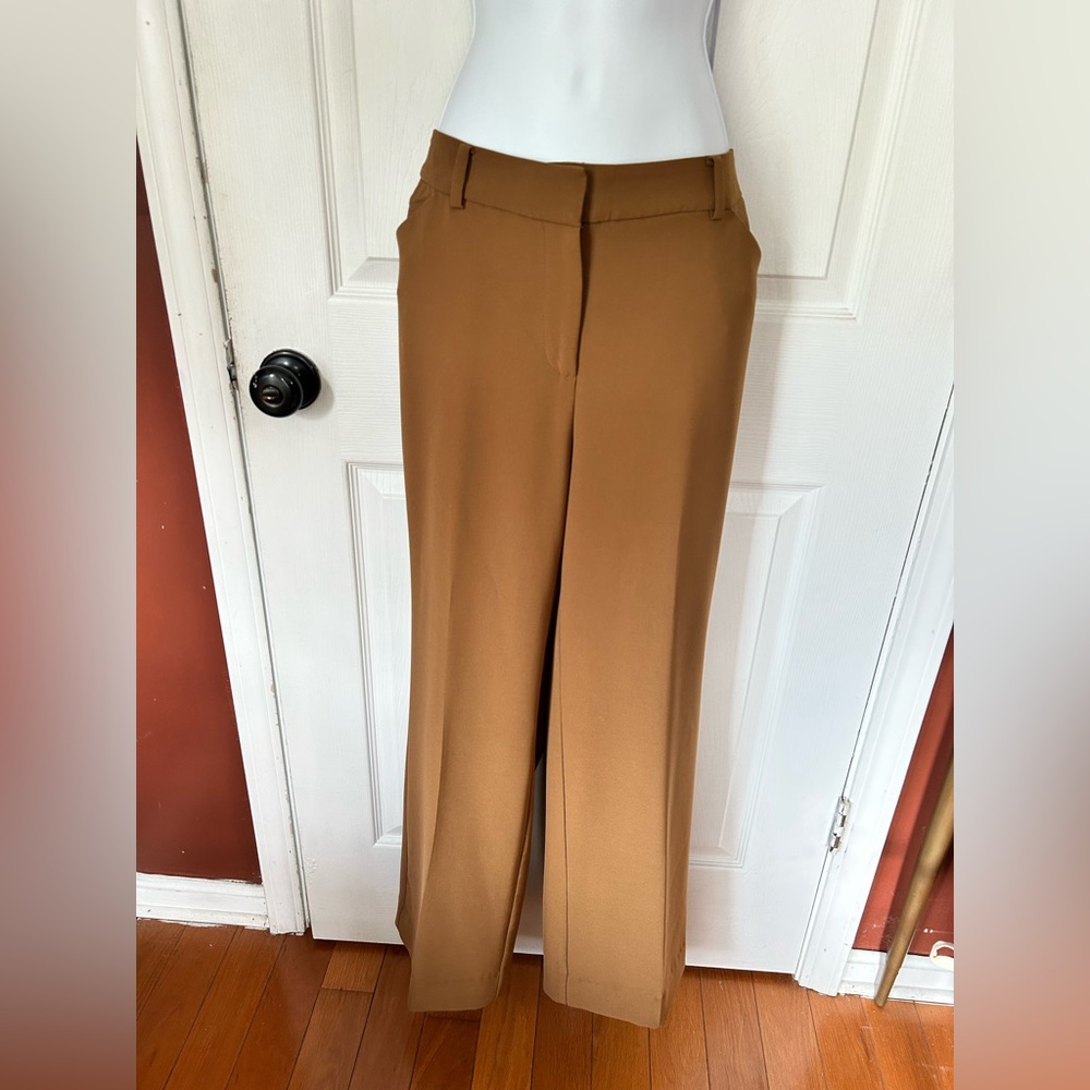CHICO’S Wide Leg Trouser Pants Camel Size 1.5 (10-M)